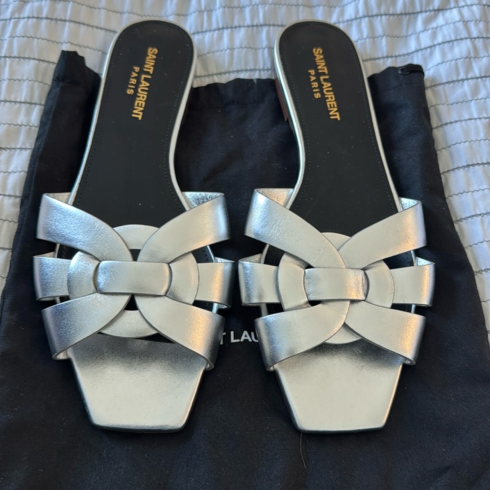 YSL Tribute sandal flat